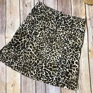 Children’s Place - Leopard Print Corduroy Skirt 6